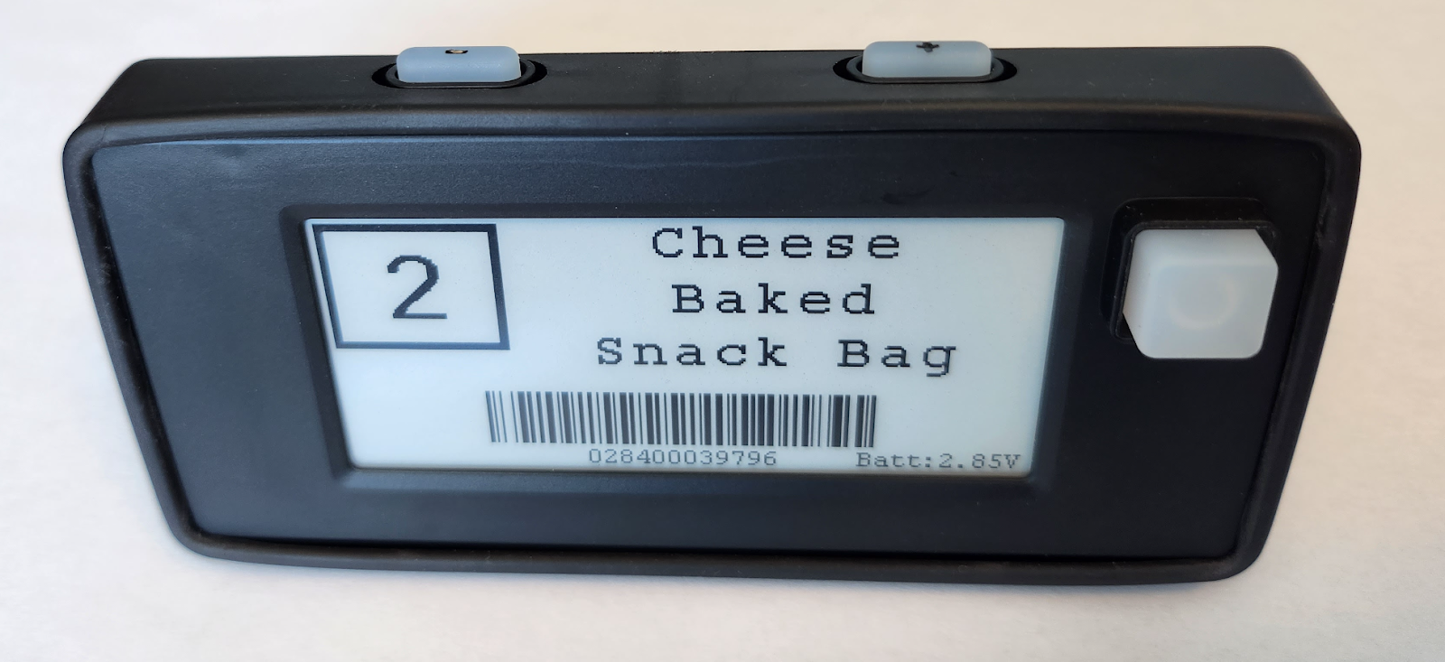 Multi-button device front view